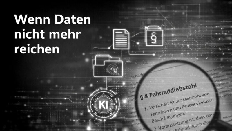 Informationslücke in der Beratung: KI braucht belastbare Vertragsbedingungen. Warum strukturierte Daten allein nicht reichen.